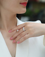 Carissie Ring MF215141 - Silver On Model