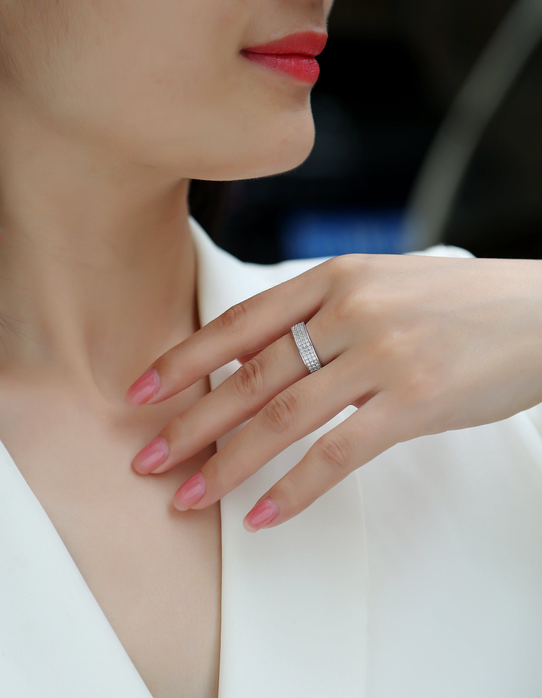 Carissie Ring MF215148 - Silver On Model