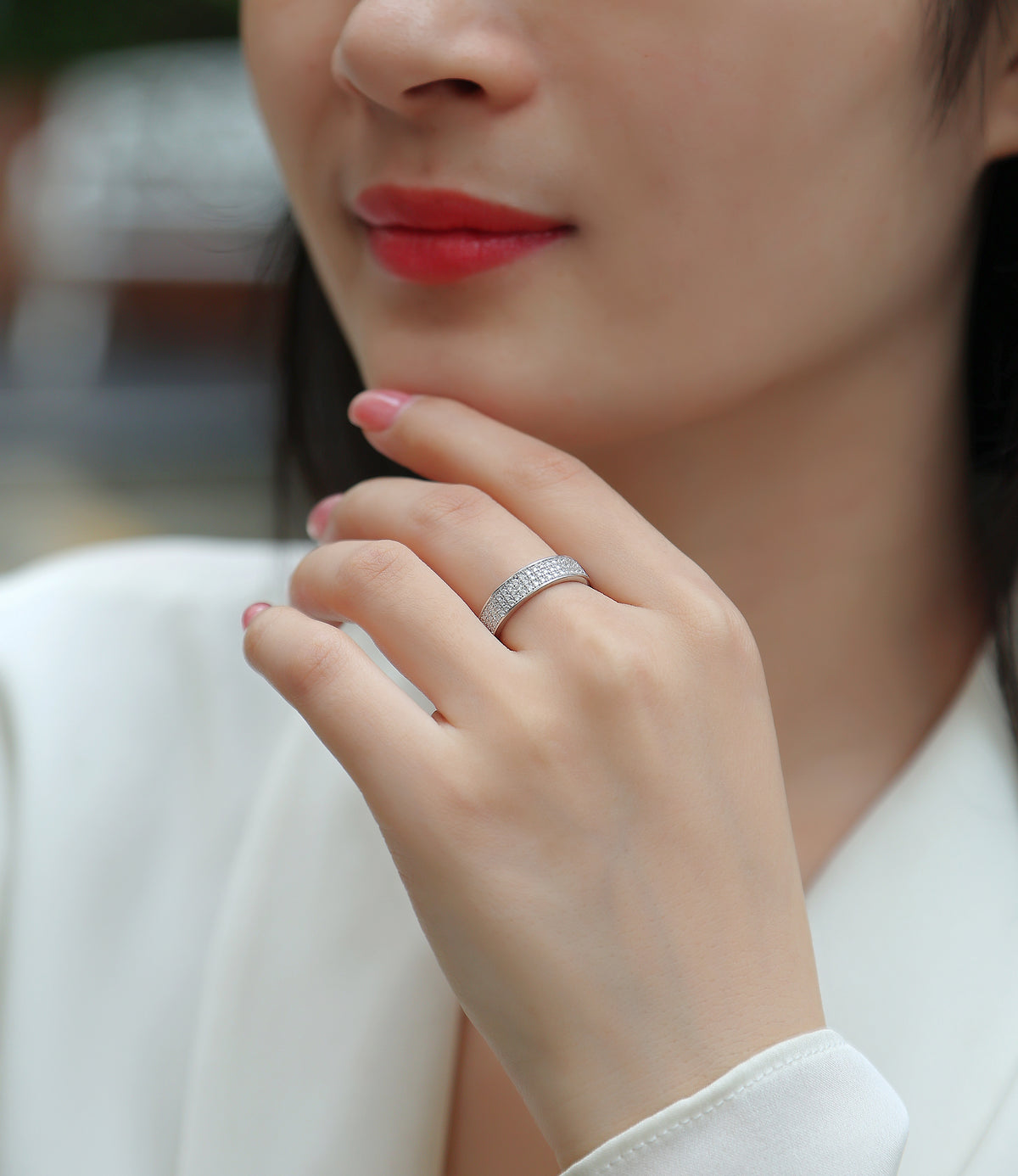 Carissie Ring MF215148 - Silver On Model
