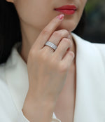 Carissie Ring MF215150 - Silver On Model