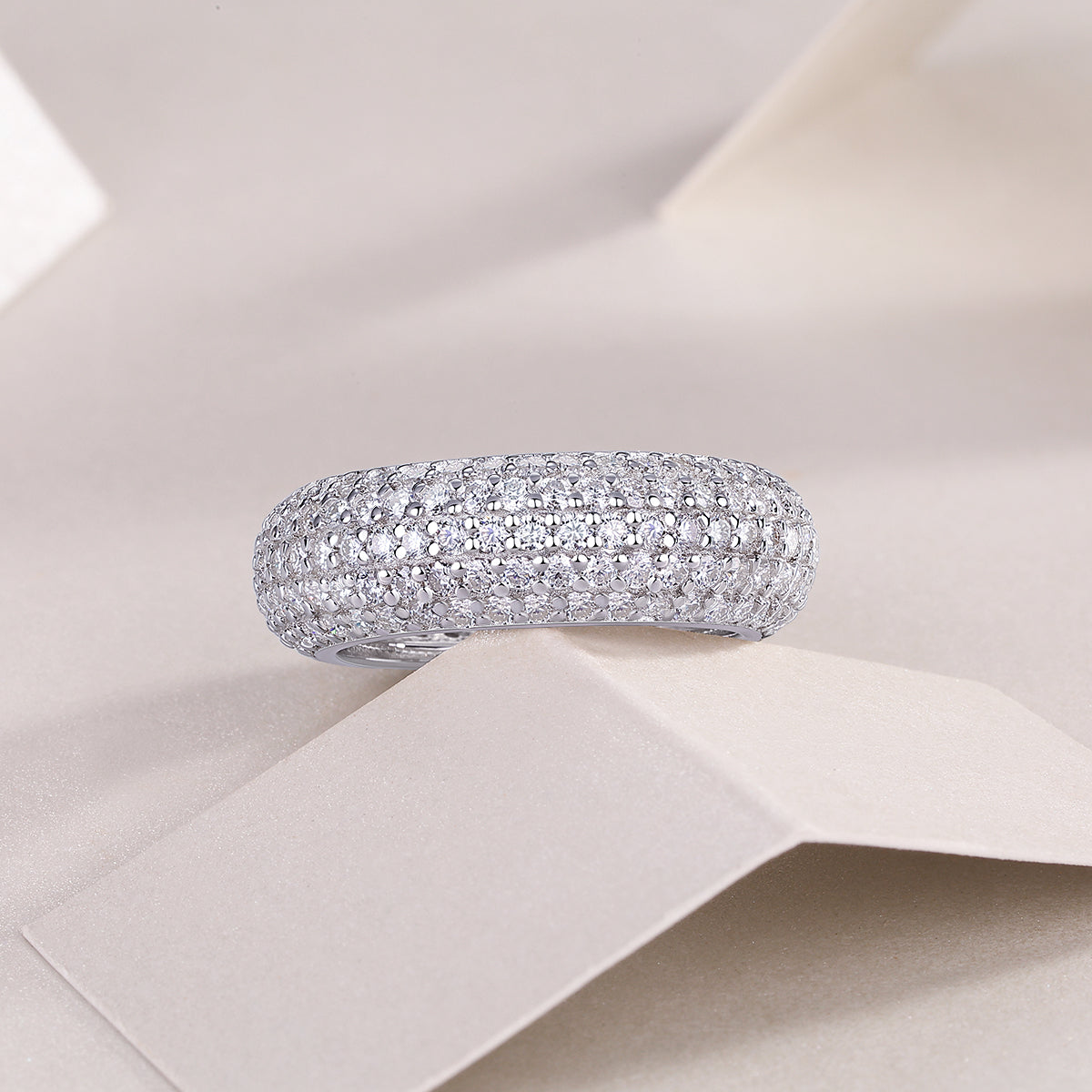 Carissie Ring MF215155 - Silver Angle View