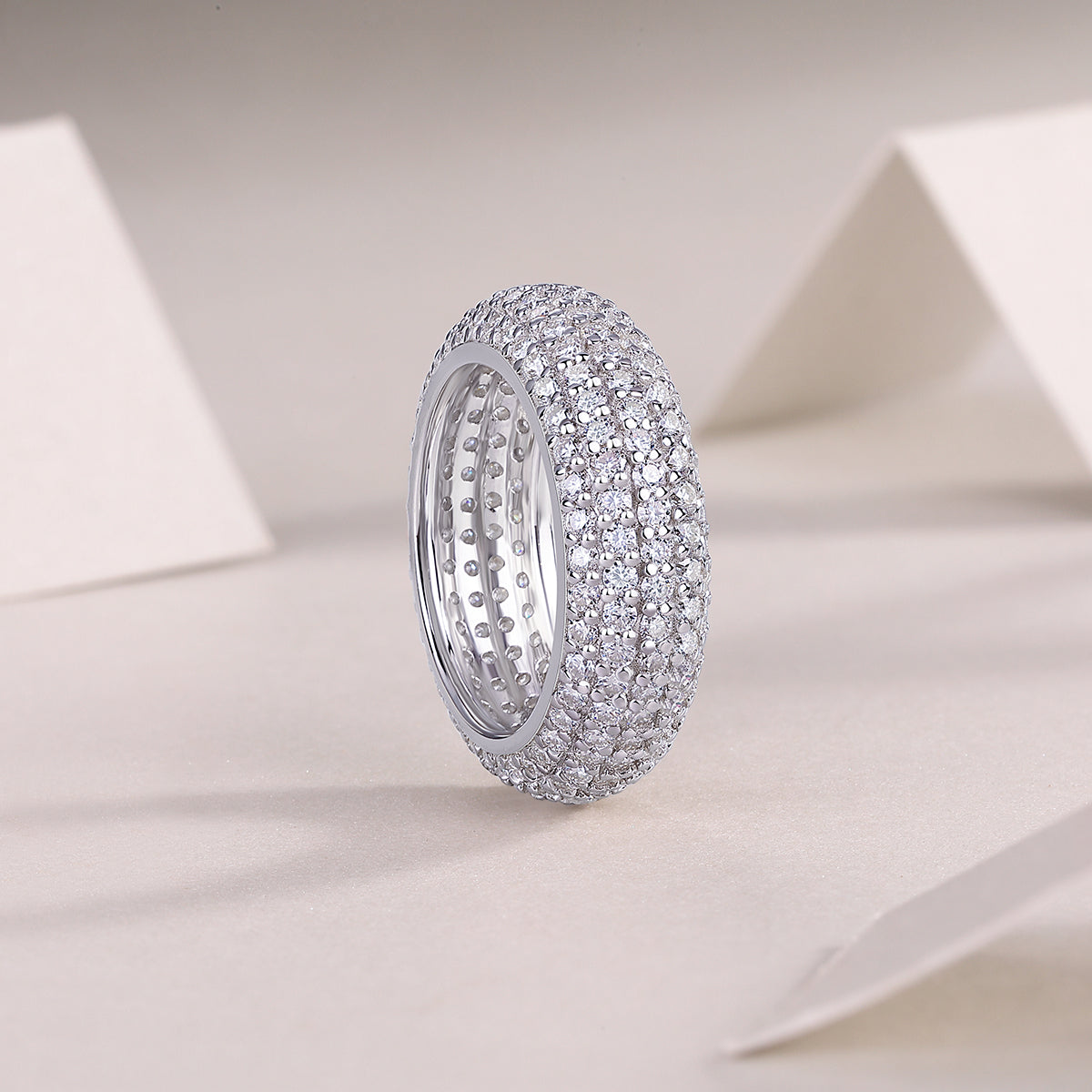 Carissie Ring MF215155 - Silver Angle View