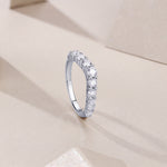 Carissie Ring MF215207 - Silver Angle View
