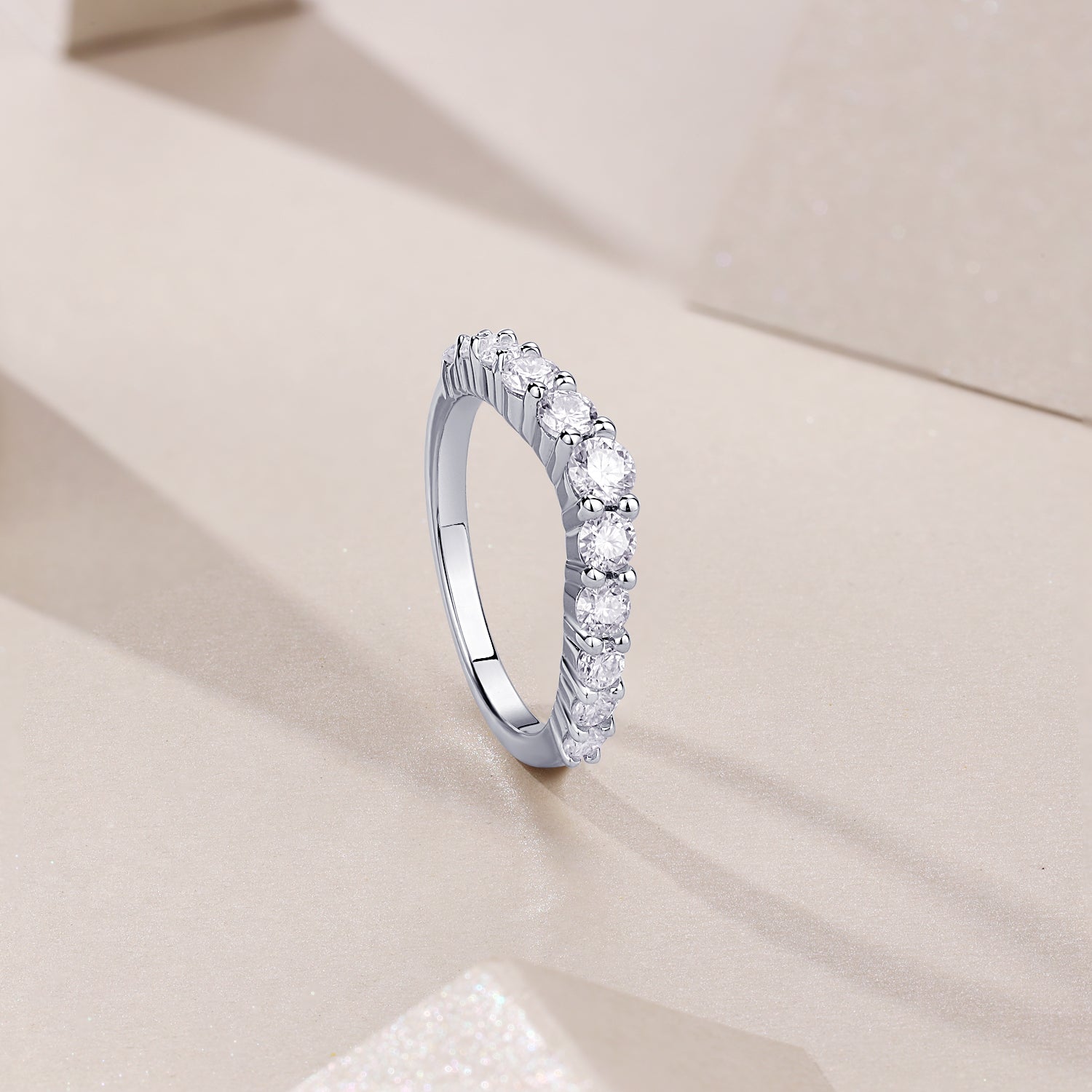 Carissie Ring MF215207 - Silver Angle View