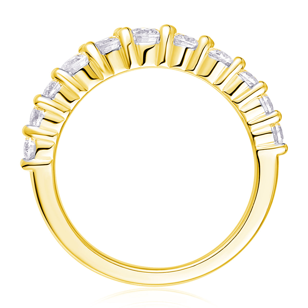 Carissie Ring MF215207 - Yellow Gold Side View