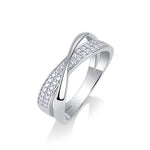 Carissie Ring MF215235 - Silver Angle View