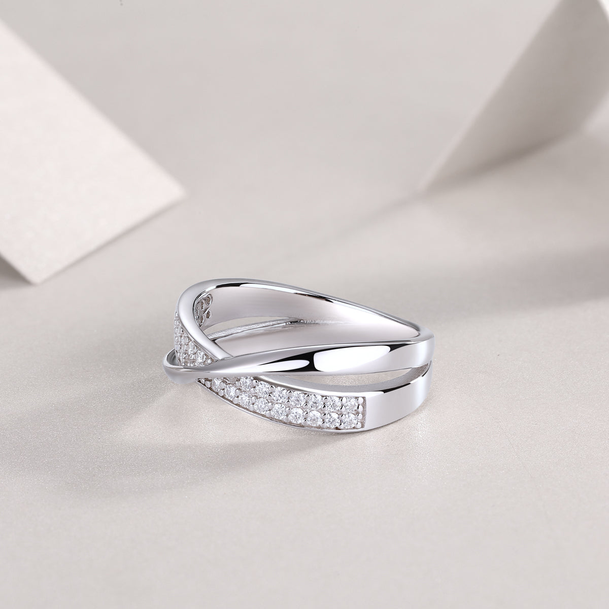 Carissie Ring MF215235 - Silver Angle View