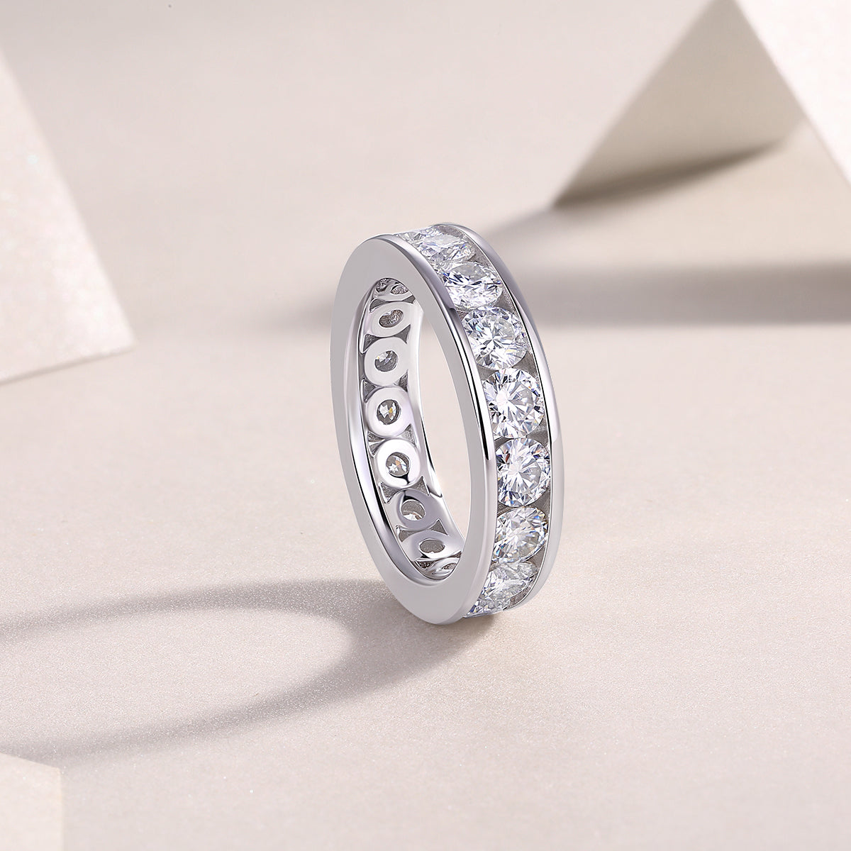 Carissie Ring MF215262 - Silver Angle View