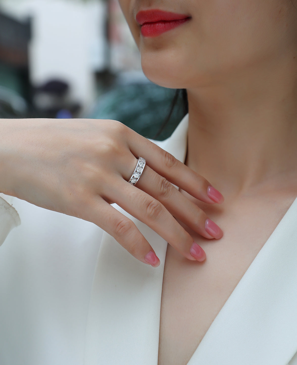 Carissie Ring MF215262 - Silver On Model
