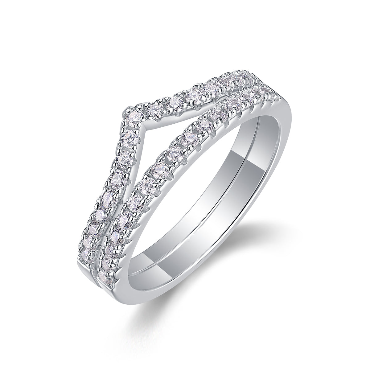 Carissie Ring MF215277 - Silver Angle View