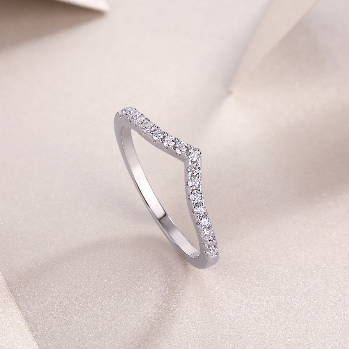 Carissie Ring MF215277 - Silver Angle View
