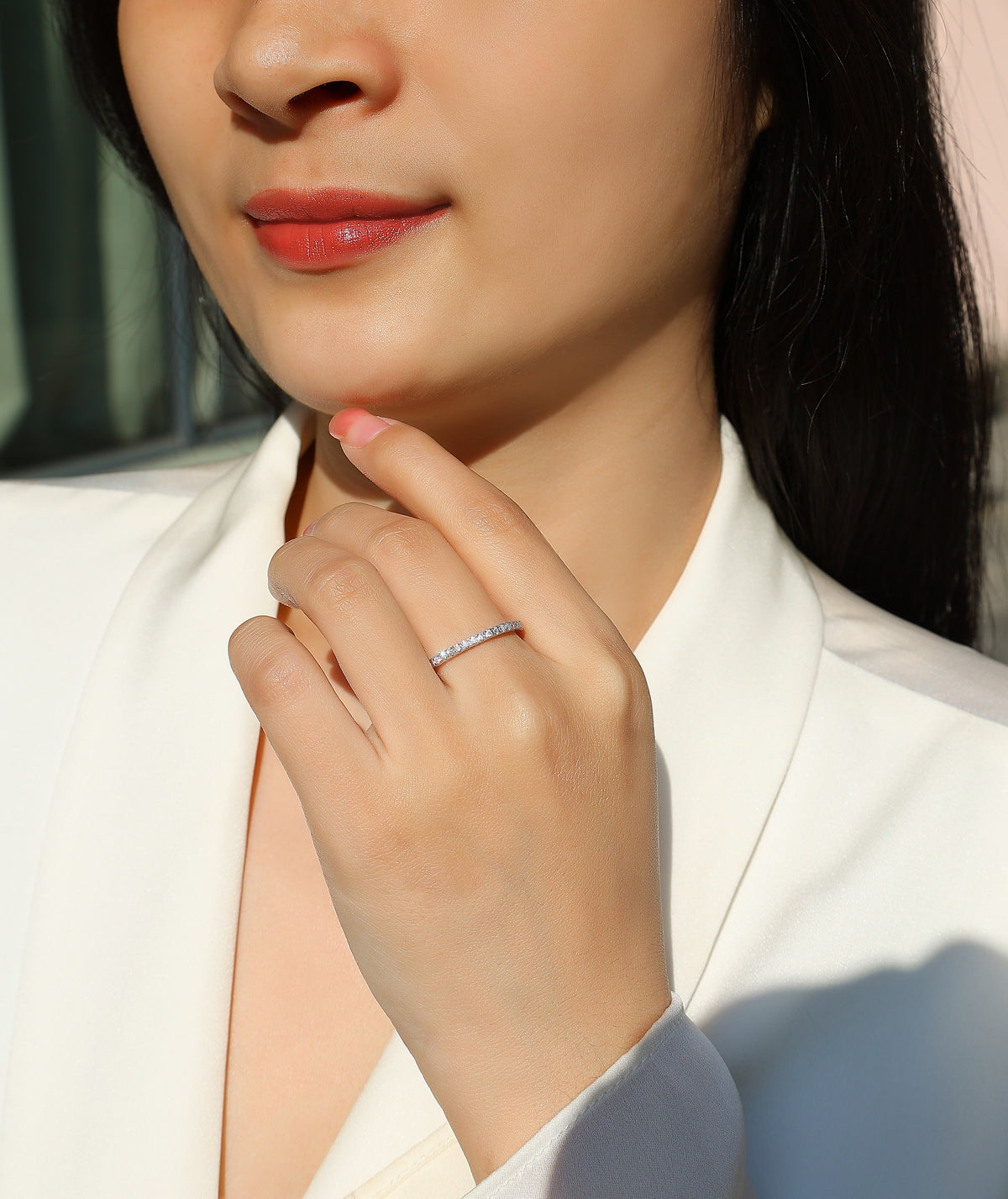 Carissie Ring MF215277 - Silver On Model