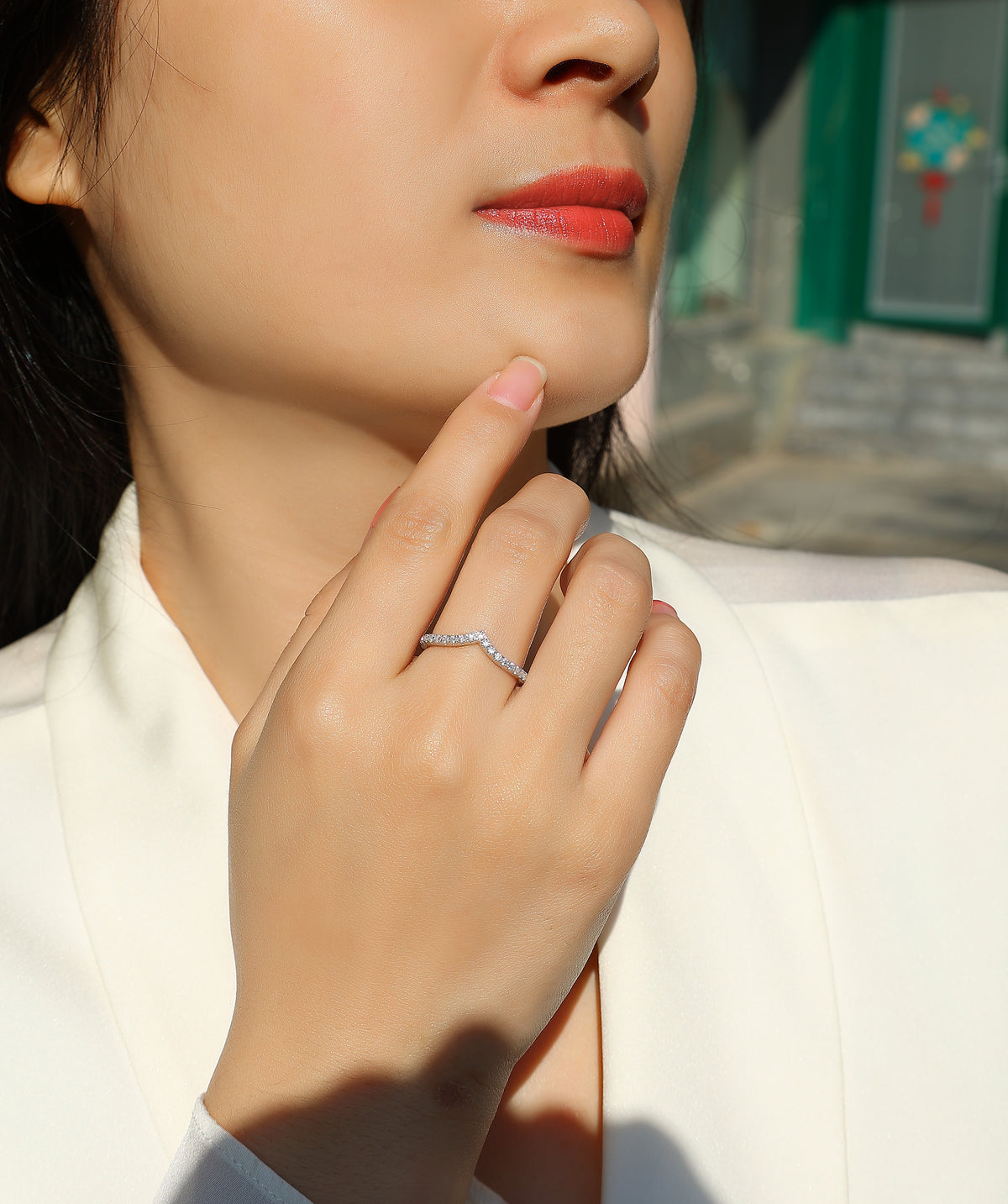 Carissie Ring MF215277 - Silver On Model