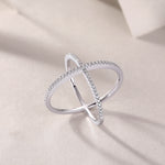 Carissie Ring MF215346 - Silver Angle View