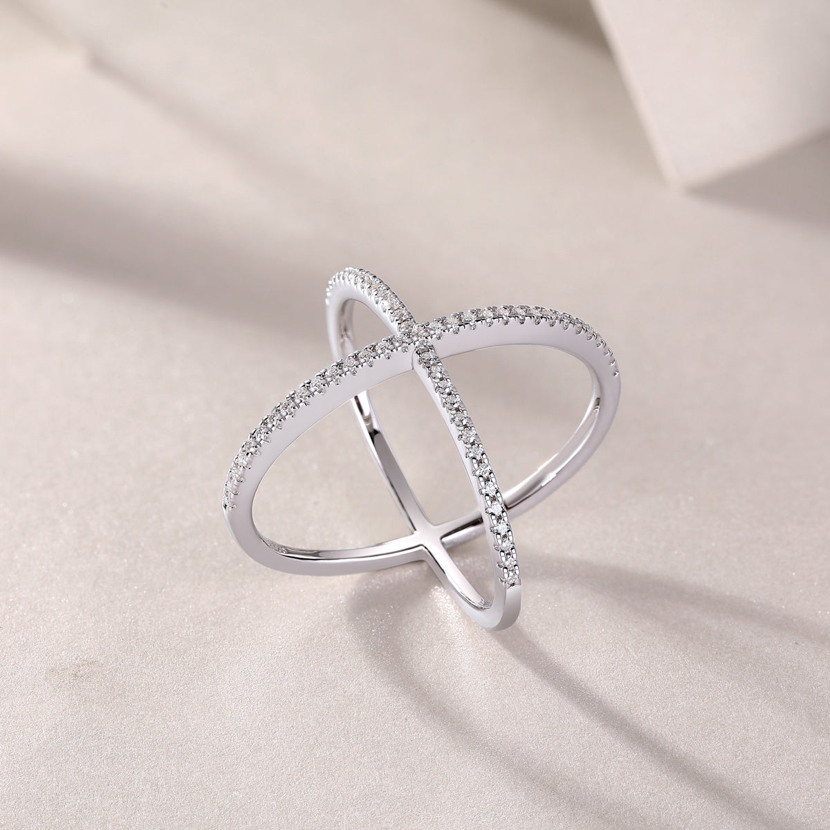 Carissie Ring MF215346 - Silver Angle View