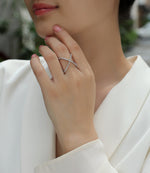 Carissie Ring MF215346 - Silver On Model