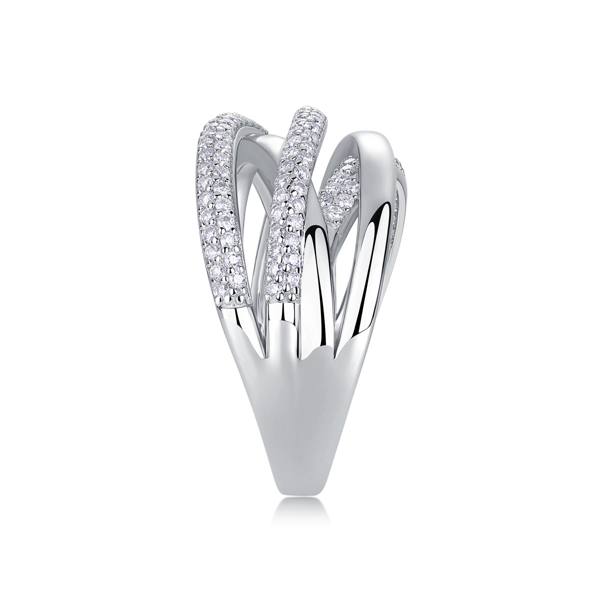 Carissie Ring MF215348 - Silver Angle View