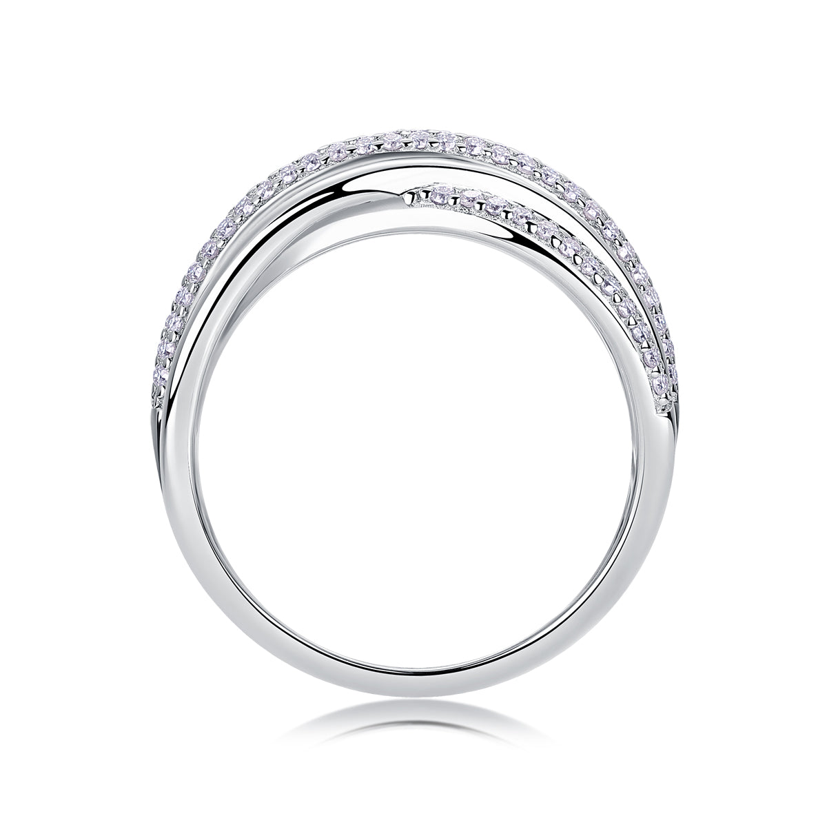 Carissie Ring MF215348 - Silver Side View