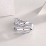 Carissie Ring MF215348 - Silver Angle View