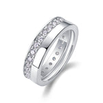 Carissie Ring MF215396 - Silver Angle View