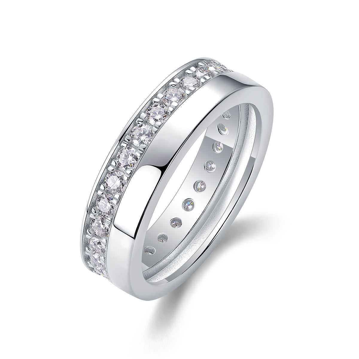 Carissie Ring MF215396 - Silver Angle View