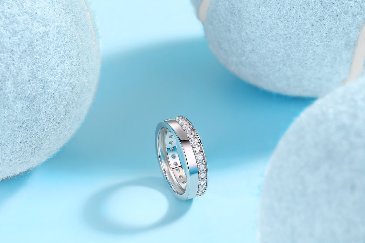 Carissie Ring MF215396 - Silver Angle View