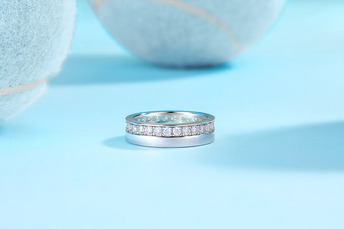 Carissie Ring MF215396 - Silver Angle View
