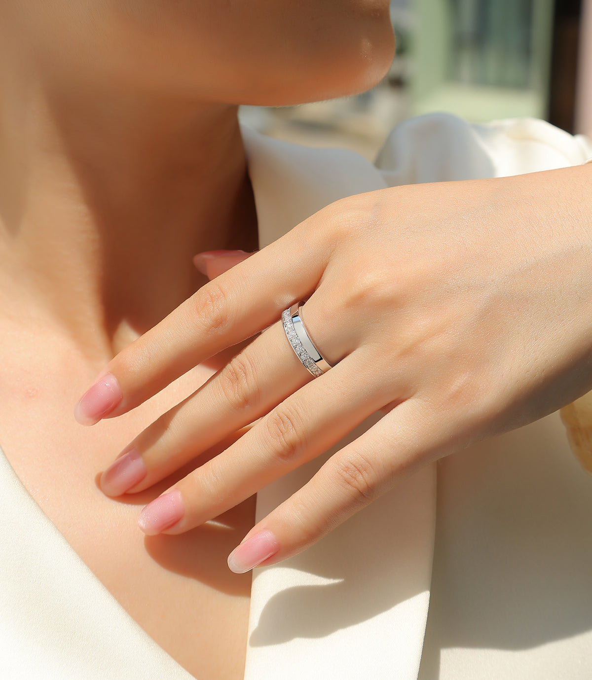 Carissie Ring MF215396 - Silver On Model