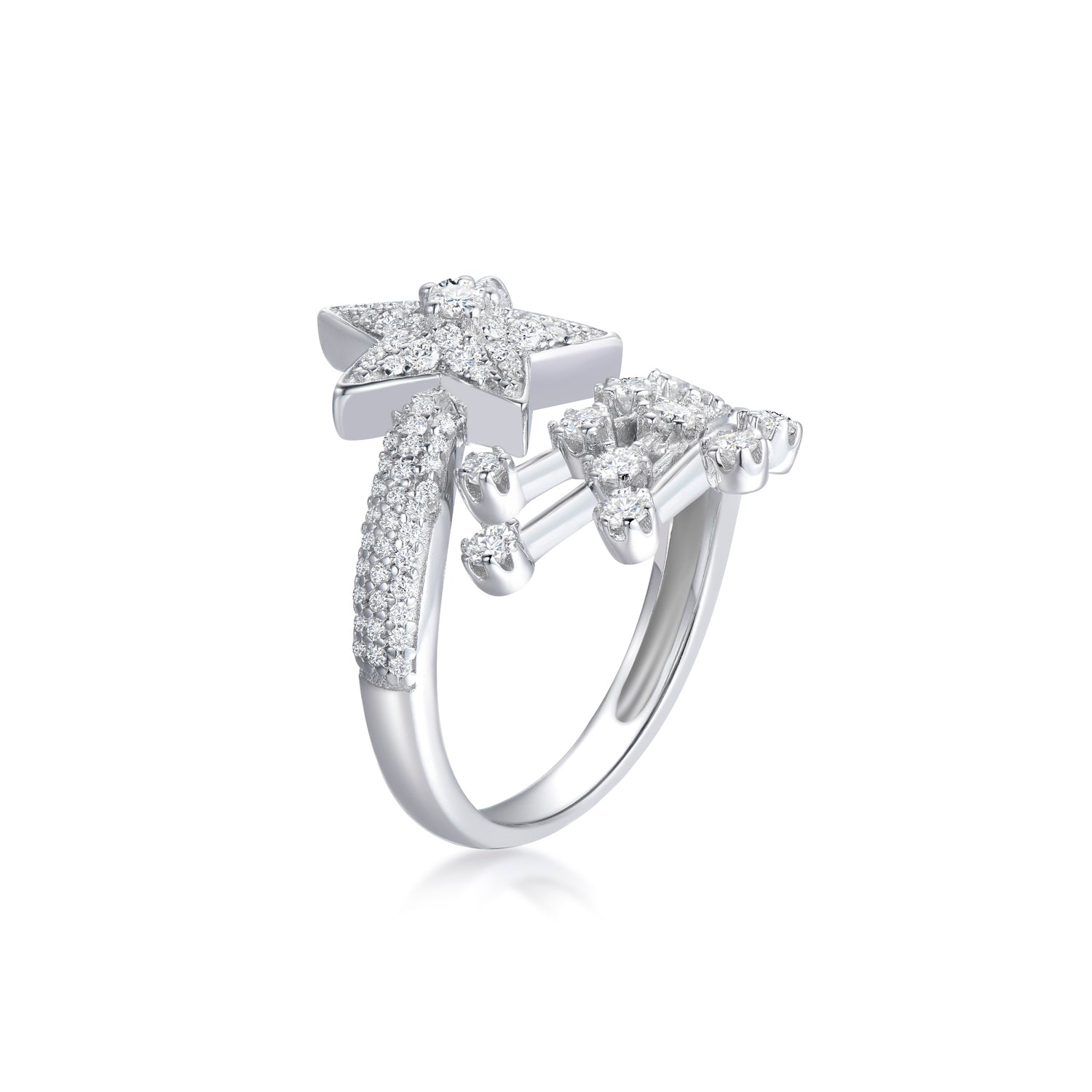 Carissie Ring MF215398 - Silver Angle View