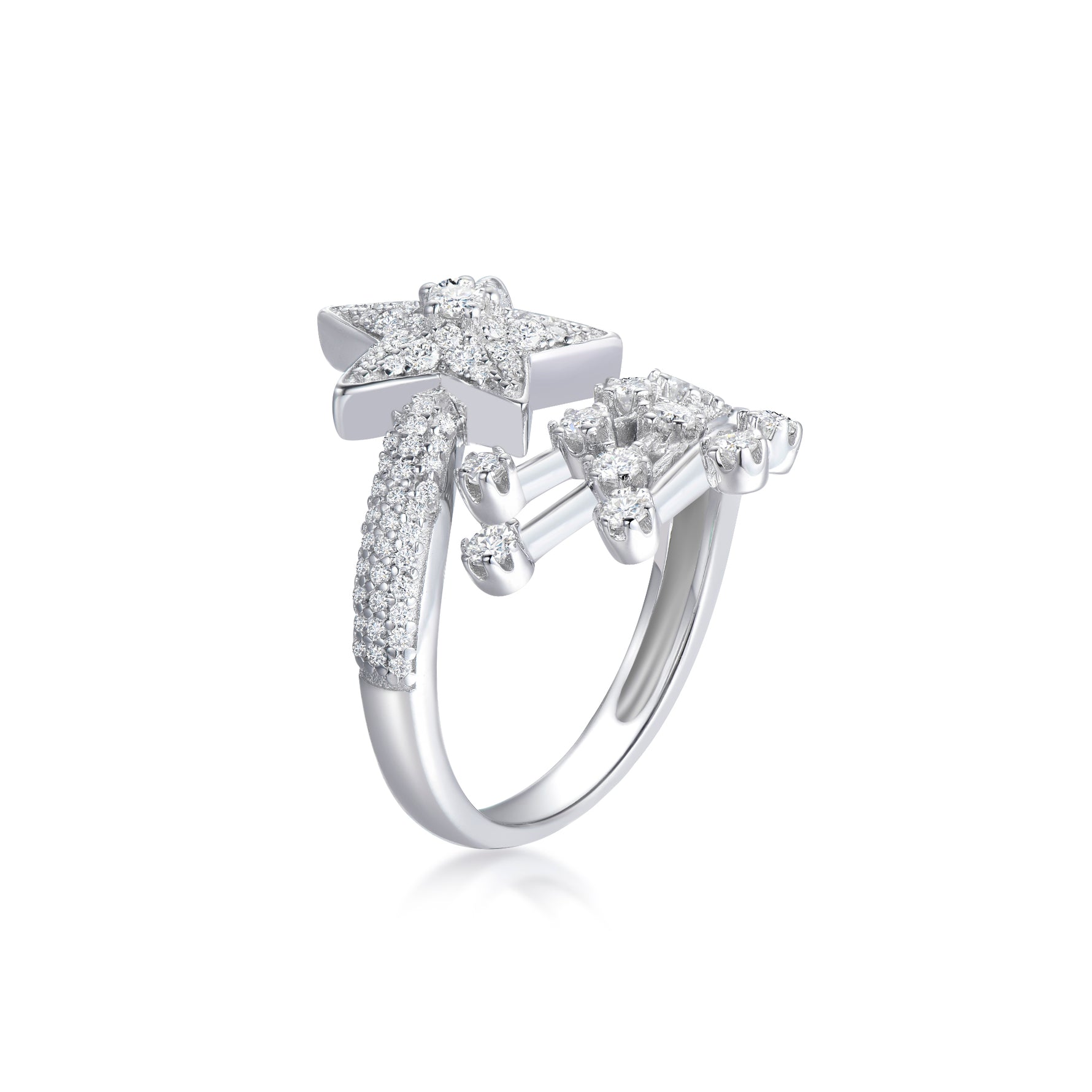Carissie Ring MF215398 - Silver Angle View