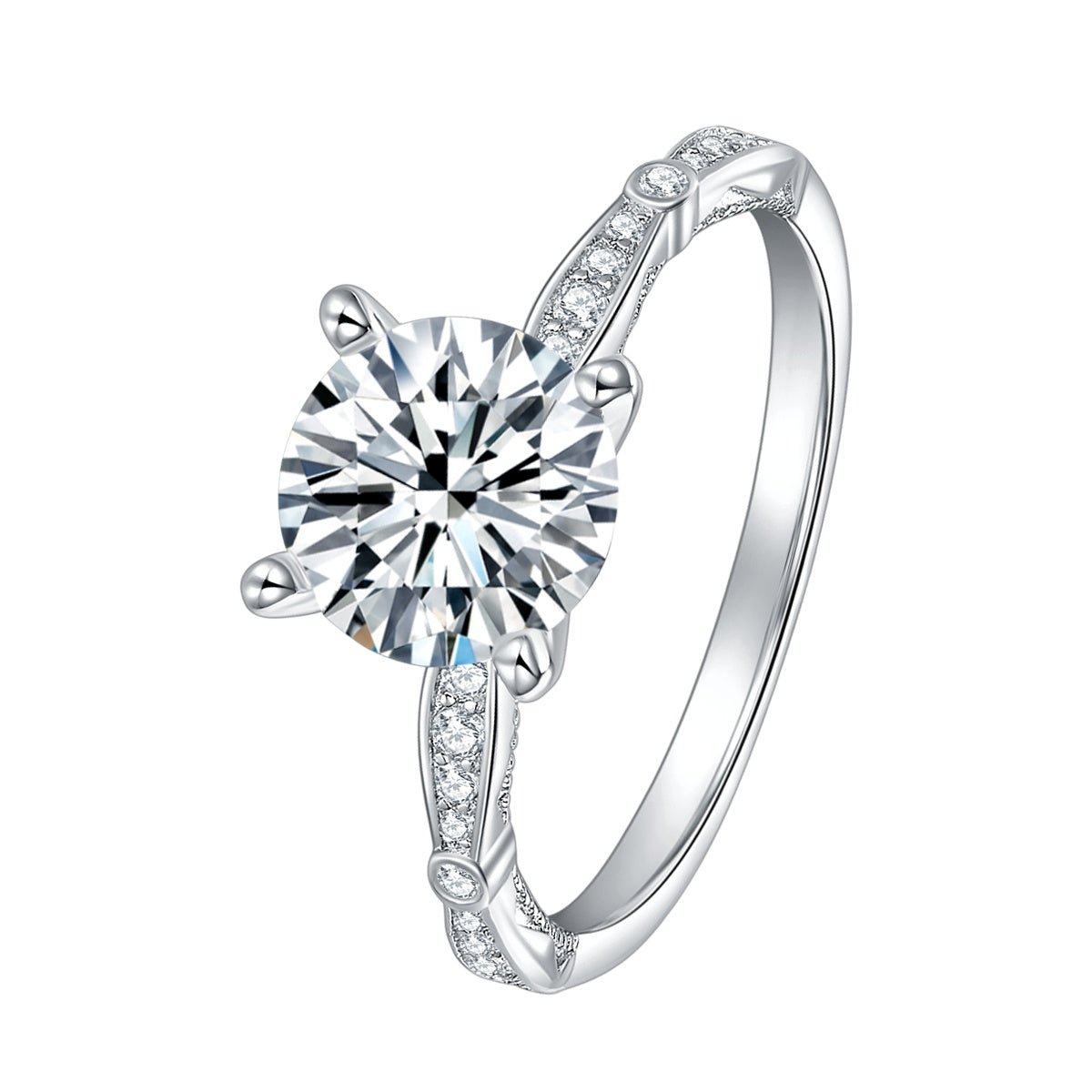 Carissie Ring MF215410 - Silver Angle View