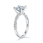 Carissie Ring MF215410 - Silver Angle View