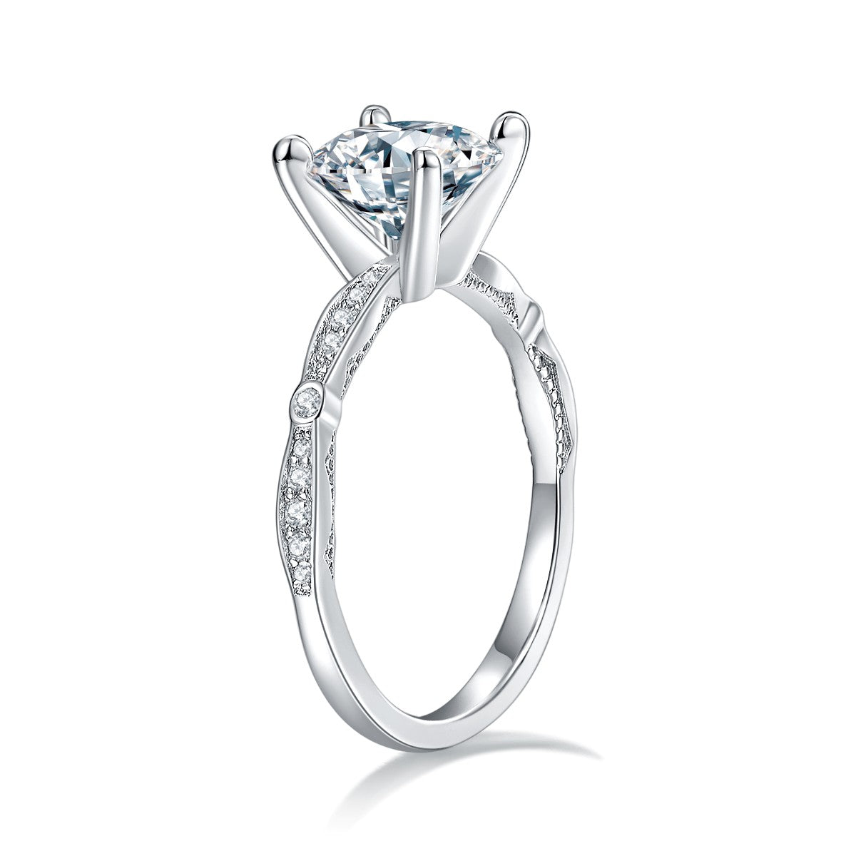 Carissie Ring MF215410 - Silver Angle View