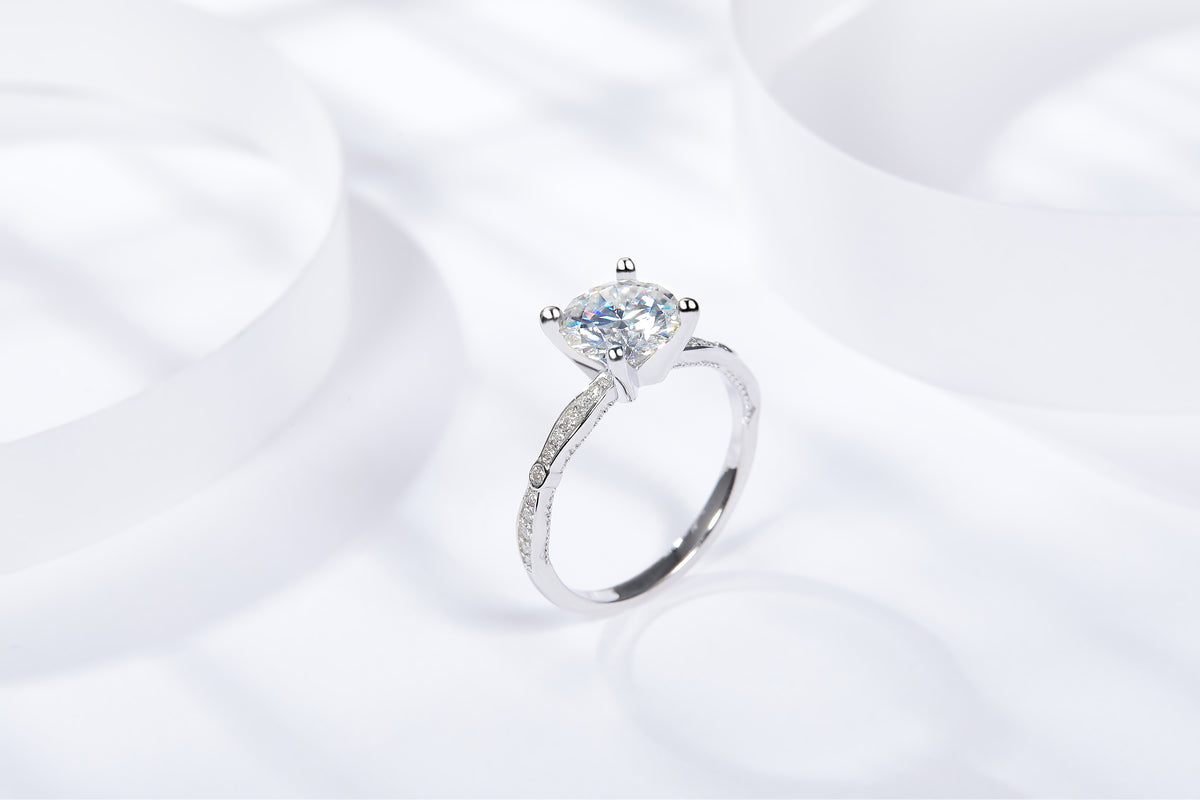Carissie Ring MF215410 - Silver Angle View