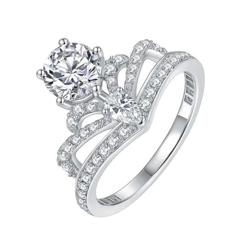 Carissie Ring MF215429 - Silver Angle View