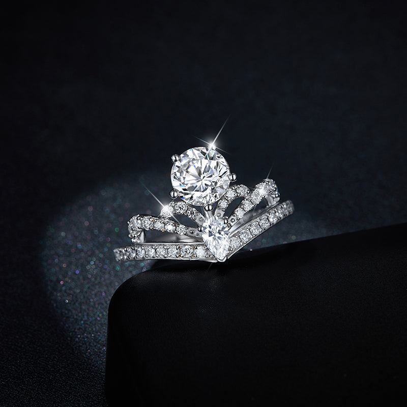 Carissie Ring MF215429 - Silver Angle View