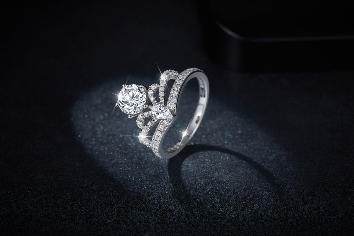 Carissie Ring MF215429 - Silver Angle View