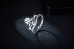 Carissie Ring MF215429 - Silver Angle View
