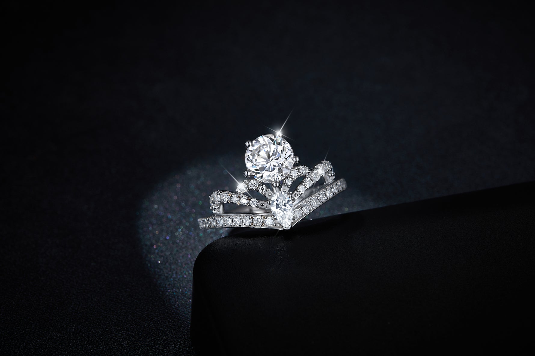 Carissie Ring MF215429 - Silver Angle View