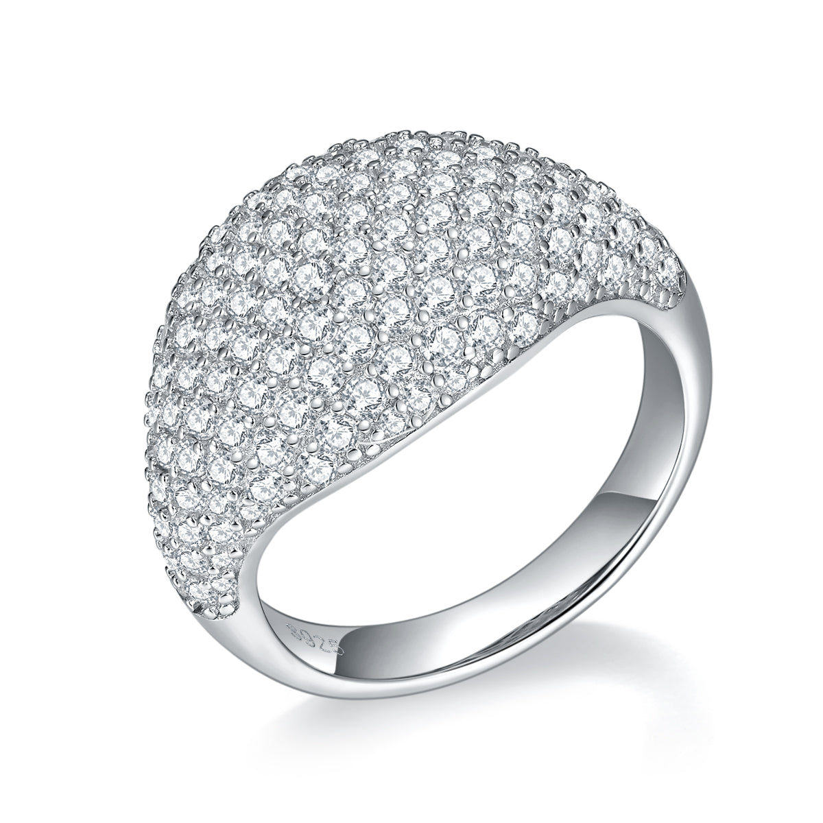 Carissie Ring MF215432 - Silver Angle View