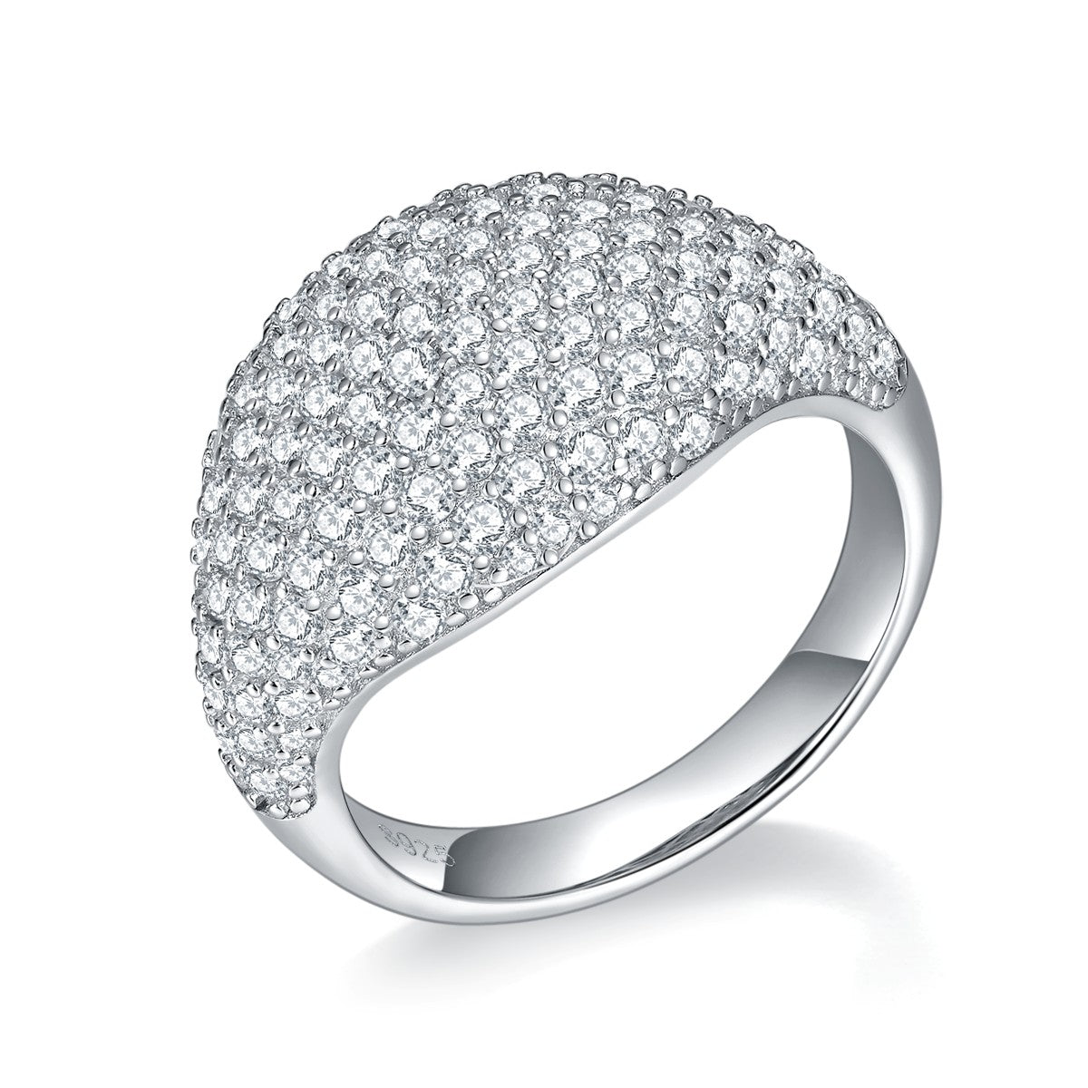 Carissie Ring MF215432 - Silver Angle View