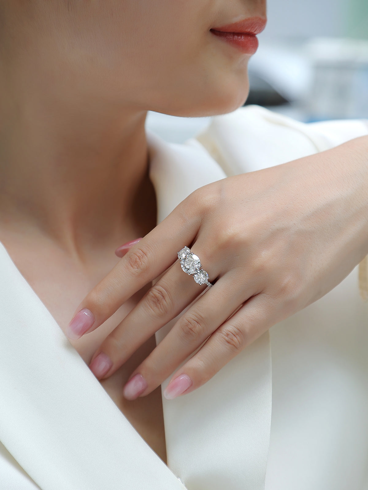 Carissie Ring MF215462 - Silver On Model