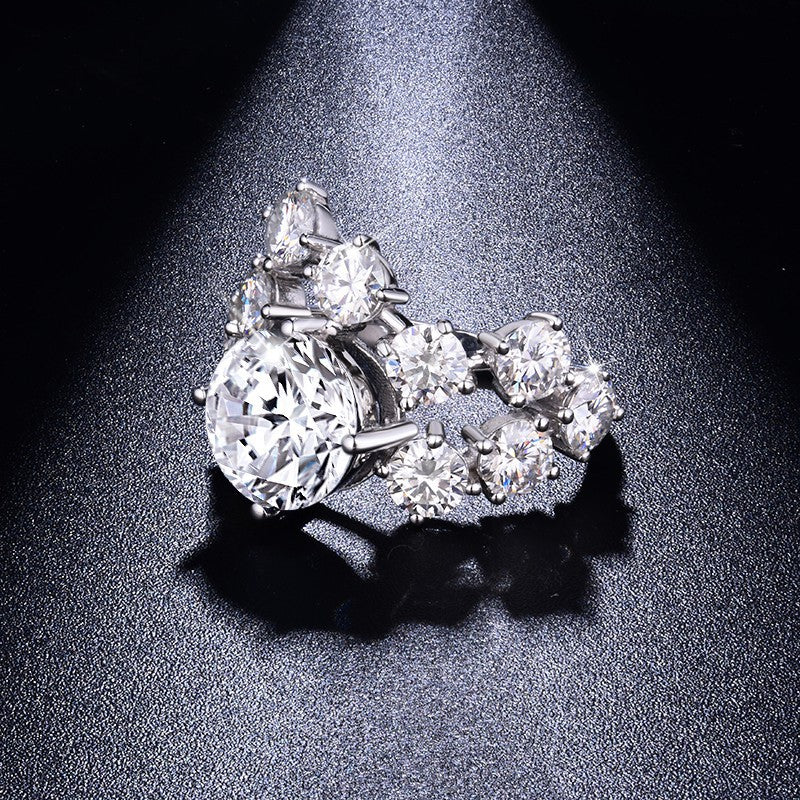 Carissie Ring MF215463 - Silver Angle View