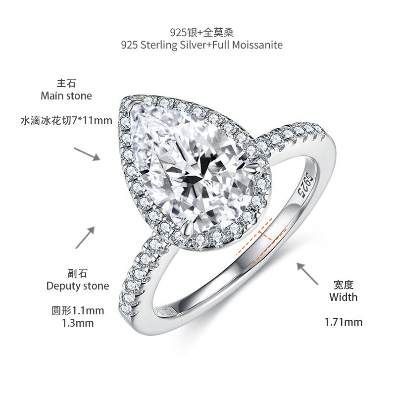 Carissie Ring MF215464 - Silver Angle View