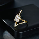 Carissie Ring MF215467 - Yellow Gold Angle View