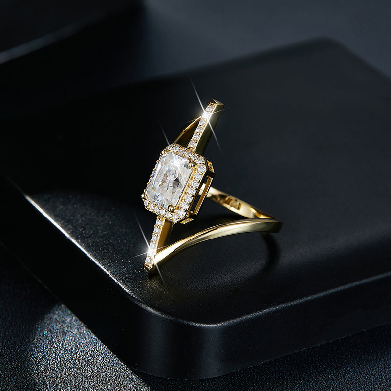 Carissie Ring MF215467 - Yellow Gold Angle View