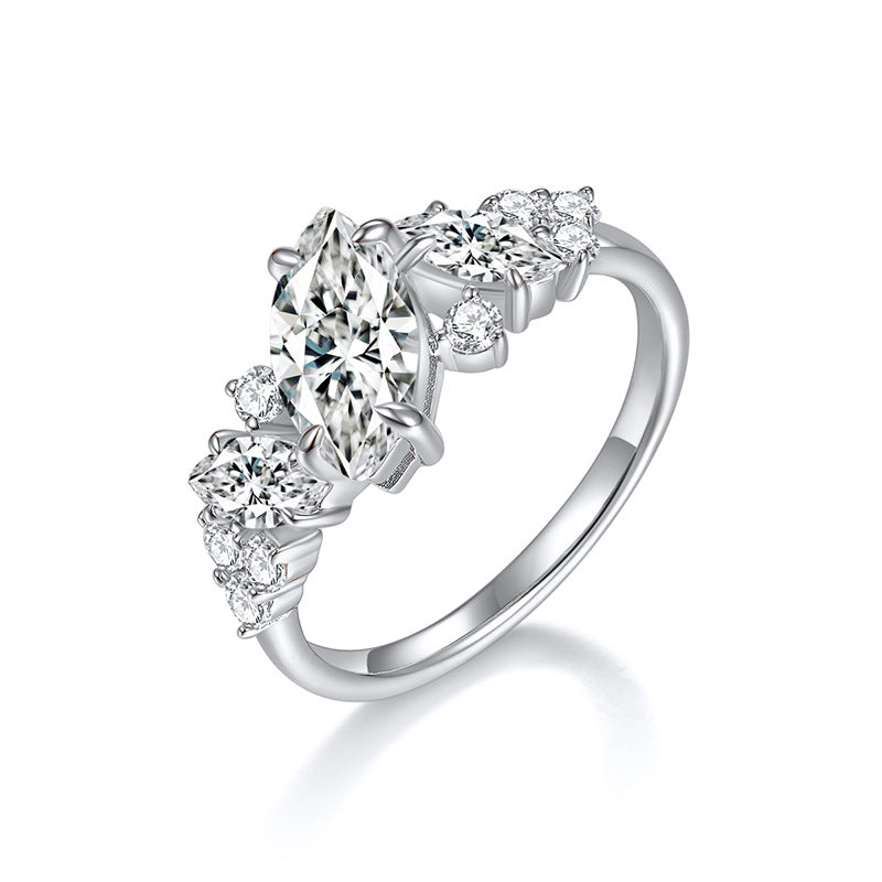 Carissie Ring MF215470 - Silver Angle View