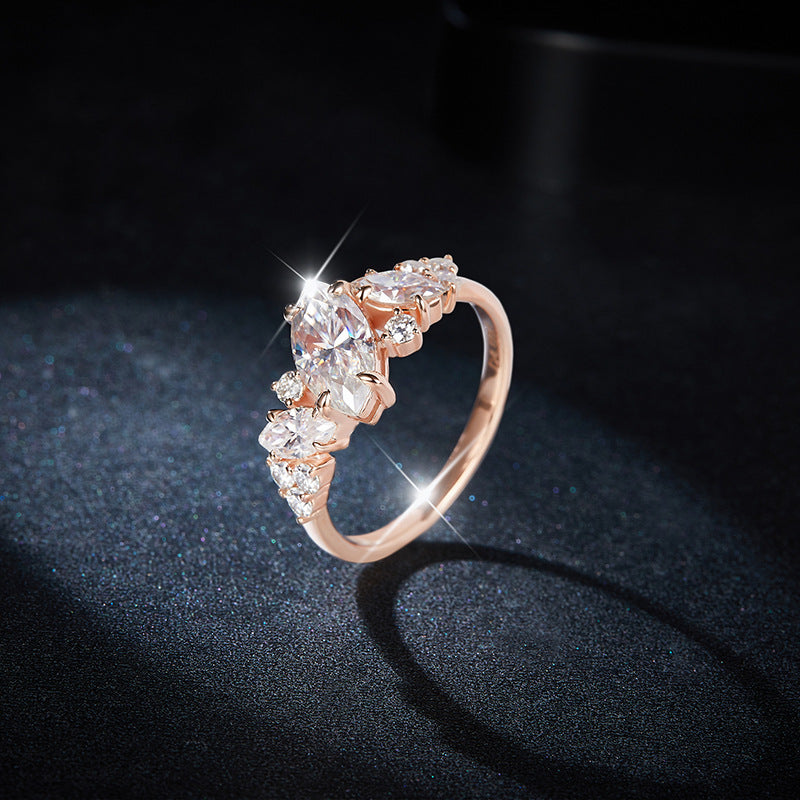 Carissie Ring MF215470 - Rose Gold Angle View