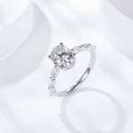 Carissie Ring MF215472 - Silver Angle View