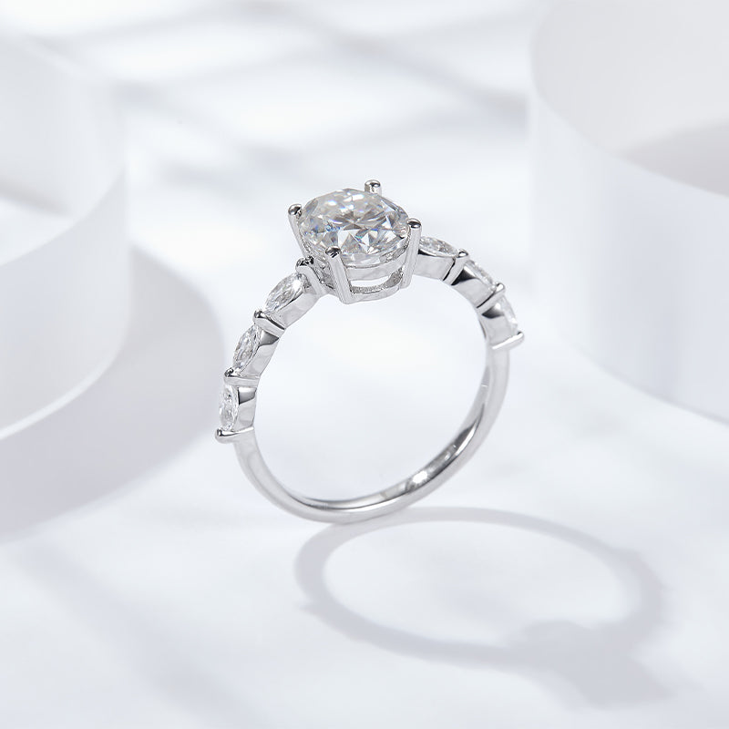 Carissie Ring MF215472 - Silver Angle View